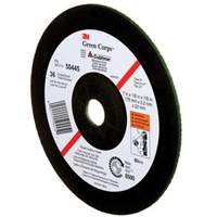 Green Corps Depressed Centre Wheel, 7" x 1/8", 7/8" Arbor, Ceramic, Type 27 SPOC Demo