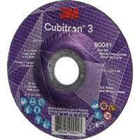 Cubitron 3 Cut-Off Wheel, 4-1/2" x 0.045", 7/8" Arbor, Type T27, Ceramic, 13300 RPM SPOC Demo