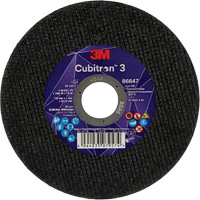 Cubitron 3 Cutting Disc, 5" x 9/32", 3/8" Arbor, Type 41 SPOC Demo