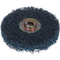 Quick Change Buff and Blend HS Disc, 2" Dia., Medium Grit, Aluminum Oxide SPOC Demo