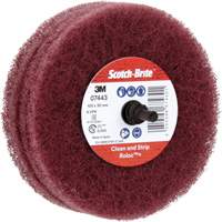 Scotch-Brite Roloc Plus General Purpose Scuffing Wheel, 4" Dia. SPOC Demo