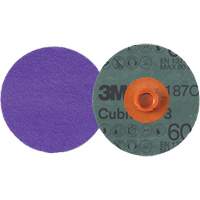 Cubitron 3 Roloc Fibre Disc, 4" Dia., 60+ Grit, Ceramic SPOC Demo
