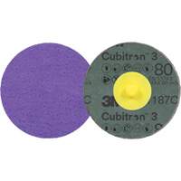 Cubitron 3 Roloc Fibre Disc, 2" Dia., 80+ Grit, Ceramic SPOC Demo