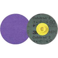 Cubitron 3 Roloc Fibre Disc, 4" Dia., 80+ Grit, Ceramic SPOC Demo