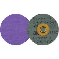 Cubitron 3 Roloc Fibre Disc, 3" Dia., 80+ Grit, Ceramic SPOC Demo