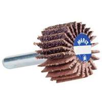 Mini Flap Wheel, Aluminum Oxide, 80 Grit, 1-1/2" x 1-1/2" x 1/4" SPOC Demo
