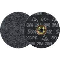 Scotch-Brite Precision Heavy-Duty Surface Conditioning Quick Change Disc, HD-DN, 5" Dia., 80+ Grit, Ceramic SPOC Demo