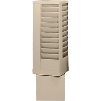 Literature Storage Racks, Rotating, 44 Slots, Steel, 14-1/8" W x 14-1/8" D x 48-1/2" H SPOC Demo