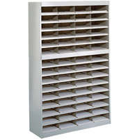 Heavy-duty Literature Organizers, Stationary, 60 Slots, Steel, 37-1/2" W x 12-3/4" D x 60" H SPOC Demo