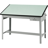 Base pour table &agrave; dessin de pr&eacute;cision, 56-3/8" la x Gris SPOC Demo