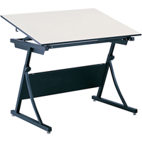 Table &agrave; dessin &agrave; hauteur r&eacute;glable PlanMaster, 43" la x 29-1/2" - 37-1/2" h, Noir SPOC Demo