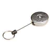 D&eacute;rouleurs autor&eacute;tractables originaux #485-HDK, Chrome, C&acirc;ble 48", Fixation Agrafe de ceinture SPOC Demo