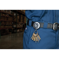 D&eacute;rouleurs autor&eacute;tractables originaux #485-HDK, Chrome, C&acirc;ble 48", Fixation Agrafe de ceinture SPOC Demo
