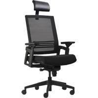 Chaises de bureau A-37 Activ, Mailles, Noir, Capacit&eacute; 275 lb SPOC Demo