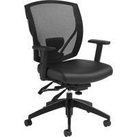 Chaises &agrave; bras Multi-Tilter, Vinyle, Noir, Capacit&eacute; 300 lb SPOC Demo