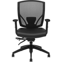Chaises &agrave; bras Multi-Tilter, Vinyle, Noir, Capacit&eacute; 300 lb SPOC Demo