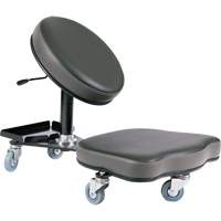 Chaise ergonomique Flex, Vinyle, Noir/gris SPOC Demo