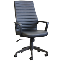 Chaise de bureau Activ A-128, Polyur&eacute;thane, Noir, Capacit&eacute; 275 lb SPOC Demo