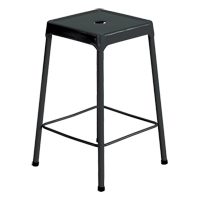 Tabouret en acier pour comptoir Safco, Stationnaire, Fixe Hauteur, Capacit&eacute; 250 lb SPOC Demo
