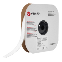 Fastener Tape, Loop, 25 yds x 1", Adhesive, White SPOC Demo