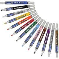Brite-Mark&reg; Medium Paint Marker, Liquid, White SPOC Demo
