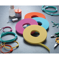 One-Wrap&reg; Cable Management Tape, Hook & Loop, 25 yds x 3/4", Self-Grip, Aqua SPOC Demo