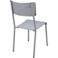 Ventura Stacking Chair, Polypropylene, 36" High, 300 lbs. Capacity, Grey SPOC Demo
