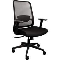 Chaise de bureau ajustable &agrave; basculement synchronis&eacute; s&eacute;rie Activ, Tissu/Mailles, Noir, Capacit&eacute; 275 lb SPOC Demo