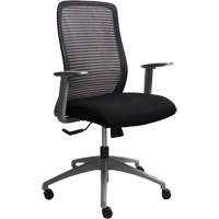 Chaise de bureau ajustable s&eacute;rie Era, Tissu/Mailles, Noir, Capacit&eacute; 275 lb SPOC Demo