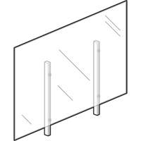 Vitre hygi&eacute;nique, 36" la x 36" h SPOC Demo