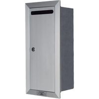 Recessed Collection Box, Wall -Mounted, 16-3/16" x 6-3/8", Aluminum SPOC Demo