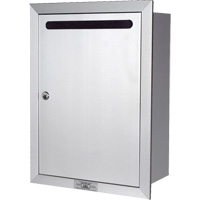 Recessed Collection Box, Wall -Mounted, 16-3/16" x 11-3/4", Aluminum SPOC Demo