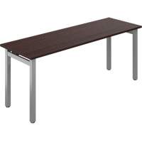 Newland Table Desk, 29-7/10" L x 72" W x 29-3/5" H, Dark Brown SPOC Demo