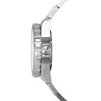 Grey Maple Large Diver's Automatic Watch with Stainless Steel Bracelet, Digital, Battery Operated, 41 mm, Silver SPOC Demo