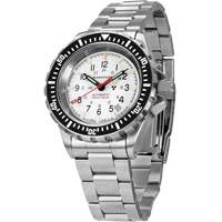 Arctic Edition Large Diver's Automatic GSAR Watch with Stainless Steel Bracelet, Digital, Battery Operated, 41 mm, Silver SPOC Demo