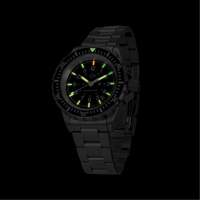 Grey Maple Large Diver's Automatic Watch with Stainless Steel Bracelet, Digital, Battery Operated, 41 mm, Silver SPOC Demo