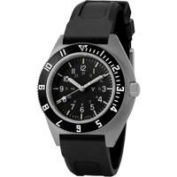 Steel Navigator Watch on 3-Piece Rubber Strap Kit, Digital, Battery Operated, 41 mm, Black SPOC Demo