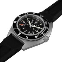 Steel Navigator with Date on Black 3-Piece Rubber Strap Kit, Digital, Battery Operated, 41 mm, Black SPOC Demo