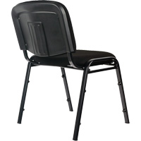 Stacking Chairs, Fabric, 32" High, 250 lbs. Capacity, Black SPOC Demo