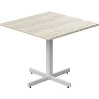 Newland Height-Adjustable Square Table, 36" L x 36" W x 29" H, 1" Top, Laminate, Tan SPOC Demo