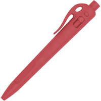 Stylo &agrave; bille d&eacute;tectable avec agrafe, Rouge, 1 mm, R&eacute;tractable SPOC Demo