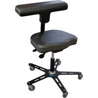 VEGA-T Ergonomic Industrial Chair, Mobile, Adjustable Height, 280 lbs. Capacity SPOC Demo