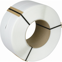 Strapping, Polypropylene, 3/8" W x 12900' L, White, Machine Grade SPOC Demo
