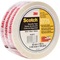 Ruban d'emballage Scotch 3775 avec message, Adh&eacute;sif Thermofusible, 2 mils, 48 mm (1-22/25") x 100 m (328') SPOC Demo