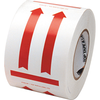 This Side Up Pictogram Special Handling Labels, 6" L x 4" W, Red on White SPOC Demo