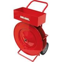 Strapping Dispenser, Polyester/Steel/Polypropylene Straps, 16" Core Dia., 2.875" Roll Width SPOC Demo