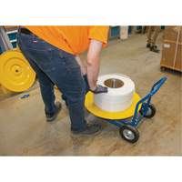 Strapping Dispenser, Polyester/Steel/Polypropylene Straps, 16"/8" Core Dia., 3"/8"/6" Roll Width SPOC Demo
