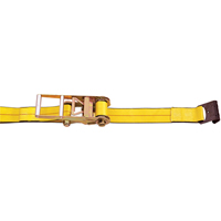 Ratchet Straps, Flat Hook, 3" W x 30' L, 5400 lbs. (2450 kg) Working Load Limit SPOC Demo