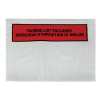 Pochette pour bordereau d'exp&eacute;dition, 7" lo x 5-1/2" la, Style Insertion par l'arri&egrave;re SPOC Demo