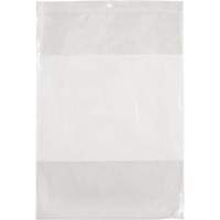 White Block Poly Bags, Reclosable, 12" x 9", 2 mils SPOC Demo